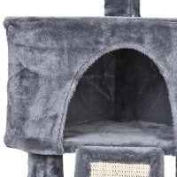 PawHut Ansamblu pana la 5 kg, Franghie Sisal, Gri 40x40x98cm(m-11)