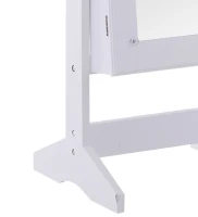 HOMCOM dulap bijuterii, oglinda si leduri incluse,40x37x146 cm(m-10)