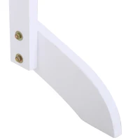 Outsunny Scaun de Gradina Adirondack din Lemn Alb 97x72.5x93cm(m-8)