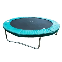 Homcom Copertura di protezione per trampolino elastico, Verde, Ø305cm(m-4)
