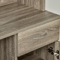 HOMCOM Bufet Modern pentru Bucatarie sau Sala de Pranz, 71x41x178cm - Gri(m-9)
