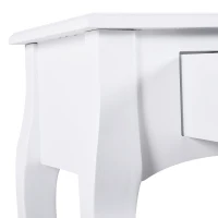 HOMCOM consola pentru hol, 100x33x76 cm, alba(m-8)