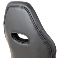 Vinsetto Fotoliu de Birou Gaming cu Invelis in Piele PU Premium Design Ergonomic Negru si Alb(m-9)