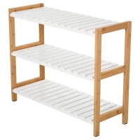 HomCom suport pentru pantofi, cu 3 rafturi, 70x26x57,5 cm(m-1)