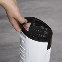 HOMCOM Ventilator tip Coloana cu Telecomanda Oscilatie 3 Functii 3 Viteze(m-8)