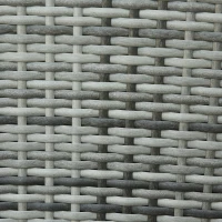 Outsunny Scaun Pliabil de Gradina din Ratan PE Reclinabil cu Cotiere(m-10)