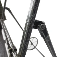 Outsunny Ghiveci de Gradina pe 3 Niveluri cu Roti, Argintiu,53 x 39 x 79 cm(m-9)