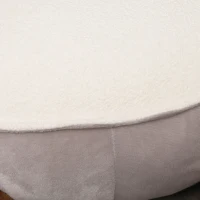 HOMCOM Fotoliu pentru copii in forma de Magarus din Plus cu Baza Antiderapanta culoare Gri(m-9)