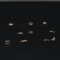 HOMCOM Dulap reglabil de bijuterii cu oglinda si lumini LED(m-12)