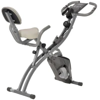 HOMCOM bicicleta pliabila 2 in 1, 8 nivele, gri(m-1)
