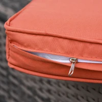 Outsunny Mobilier de Gradina 6 Piese din ratan Canapele fotolii Mese Cutie de depozitare(m-9)