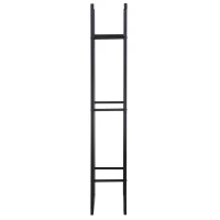 HOMCOM raft stocare lemne, vertical, de interior, 40x25x150cm(m-8)