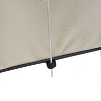 PawHut Box per Animali Cani Gatti recinzione per Cuccioli pieghevole, bianco-nero, 125x48x58cm(m-9)