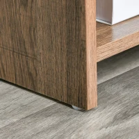 HOMCOM mobilier multifunctional cu rafturi, 80 x 35 x 82 cm(m-9)