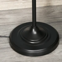 HOMCOM Lampa de podea Lampă cu picior Design vintagecindustrial din metal culoare negru(m-10)