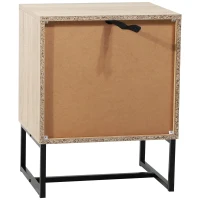 HomCom noptiera stil industrial, 2 sertare, 48x39,5x60cm(m-12)