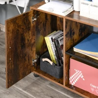 HOMCOM Dulap Multiuz pentru Imprimanta, cu Rotite, Stil nordic, Casa si Birou(m-6)