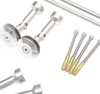 Outsunny - Tettoia porta d'ingresso baldacchino pensilina in vetro trasparente e acciaio inox(m-9)