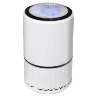 HOMCOM purificator de aer, filtru HEPA, 3 viteze, Φ20 x 32 cm(m-1)