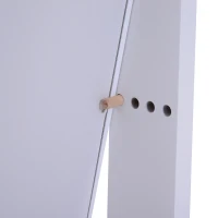 HOMCOM dulap bijuterii, oglinda si leduri incluse,40x37x146 cm(m-11)
