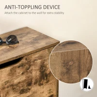 HOMCOM Mobilier Suport de Pantofi in Stil Industrial cu Economisire de Spatiu pentru 12 Perechi de Pantofi(m-6)