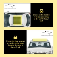 HOMCOM Bare Portbagaj pentru Auto cu Incuietoare si Chei, Bare Container din Aliaj de Aluminiu 125cm, Max. 75kg - Gri(m-6)