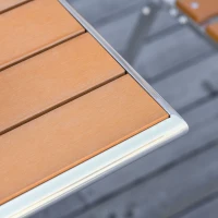 Outsunny set de gradina cu masa si 4 scaune, aluminiu(m-8)