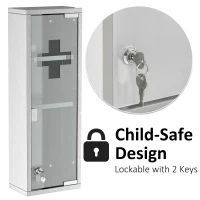 Kleankin dulap pentru medicamente, 20x12x58cm(m-6)