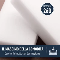 Homcom Pouf Taburet de Design Rotund din Catifea Albastra cu Fundal Auriu Ф36x42cm(m-7)