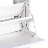 Homcom Set Hol 3‑in‑1 – Cuier, Oglinda si Scarpiera Alba Compacta(m-7)