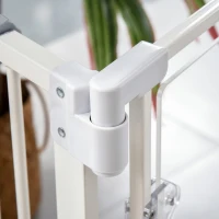 PawHut Gard pentru Caini Inchidere Automata Latime Reglabila Pana la 80cm(m-10)