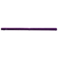 Homcom Trave da Ginnastica per Allenamento Imbottita in Legno, Viola, 210x10x6.5cm(m-7)