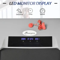 HOMCOM Tapis Roulant Electric Fara Ghidon cu Motor 500 W si 2 Roti(m-5)