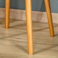 HOMCOM Cuier pom cu masuta 5 carlige inaltime reglabila(m-8)