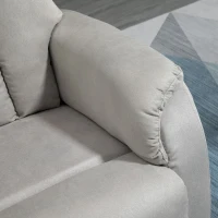 Homcom Fotoliu Electric cu Suport de Ridicare 150° si sistem Recliner pentru Relaxare in Textil, Gri 77x93x110cm(m-9)