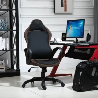 Vinsetto Scaun Gaming Reglabil pe Inaltime si Balansoar, Pivotant 360°(m-2)