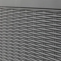 Outsunny Cufar de Gradina Efect Ratan 380L cu Asezare pentru 2 Persoane(m-10)