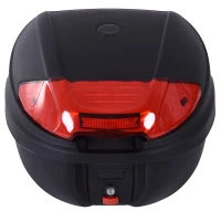 HOMCOM Cutie Universala Posterioara pentru Motocicleta Motoreta Scuter in PP 41 X 40 X 30 cm Negru(m-4)