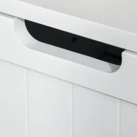 Kleankin Mobila Baie Multifunctionala, Dulap, Etajera, 2 Sertare, Alb(m-9)