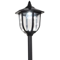 Outsunny Lampa de Extern cu 6 Lumini LED Pornire Automata Impermeabil(m-8)