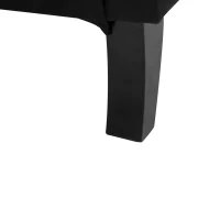 Homcom Fotoliu Masaj in Catifea, Negru, 78x83x101cm(m-10)