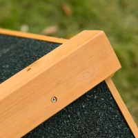 OutSunny Casuta pentru masina de tuns iarba cu picioare din lemn ridicat, Acoperis in panta(m-10)