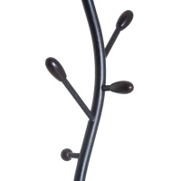 Homcom Cuier Pom cu Frunze 185cm,Negru(m-6)