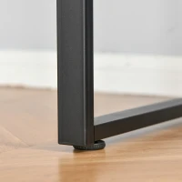 HOMCOM Secretária multifuncional estável com pés ajustáveis ​​ 135x60x75 cm Marrom(m-5)