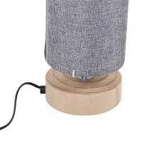 HomCom Lampa de Sol a Stelo cu Tulpina Lampa pentru Salon cu Abajur de Stofa 15x15x120cm(m-11)