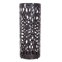 Homcom Suport Umbrele in Metal cu Scurgere Maro(m-4)