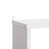 HOMCOM biblioteca cu rafturi, pentru perete 85x47.5x14.5cm(m-10)