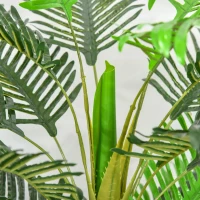 HOMCOM palmier artificial in ghiveci, 42 frunze, 185cm, verde(m-7)