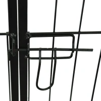 PawHut Gard Modular pentru Animale Câini Pisici Pui Rozătoare 8 Bucăți 80x100cm(m-9)