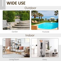 Outsunny Masa de Picnic Pliabila din Lemn pentru Gradina si de Exterior(m-7)